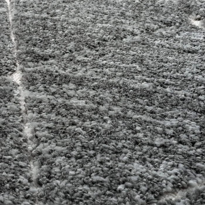 Talas Trellis Area Rug in Grey and Cream Default -DTYStore