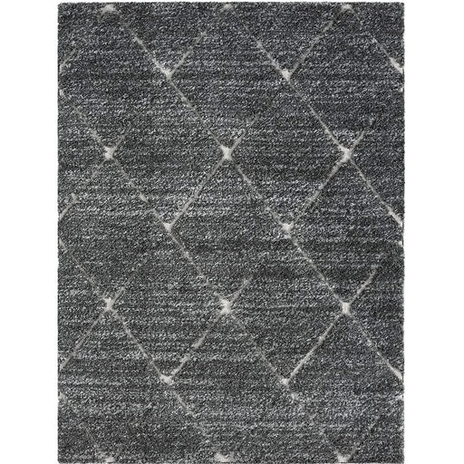 Talas Trellis Area Rug in Grey and Cream Default -DTYStore