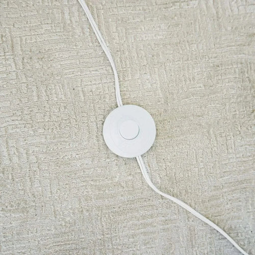 Tall Corner Floor Lamp, Standing Light for Living Room, Bedroom & Office Space Illumination, Solaris White Lampshade Floor Lamp 110V Default -DTYStore