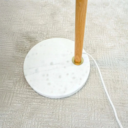 Tall Corner Floor Lamp, Standing Light for Living Room, Bedroom & Office Space Illumination, Solaris White Lampshade Floor Lamp 110V Default -DTYStore