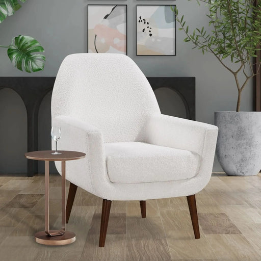 Tareel Antique Bronze Round Accent Table with Open Oval Pedestal in Metal Finish Default -DTYStore