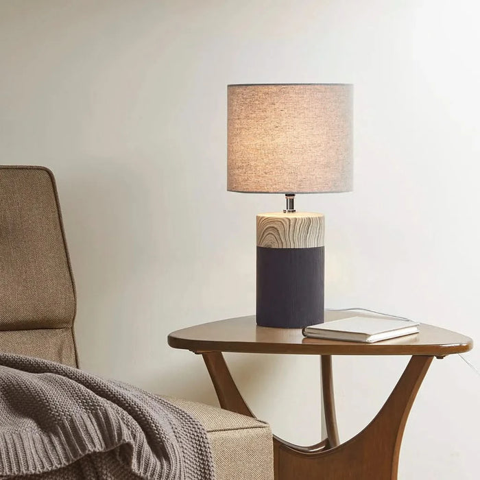 Textured Ceramic Table Lamp Default -DTYStore