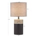 Textured Ceramic Table Lamp Default -DTYStore