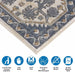 Tiled Border Area Rug Default -DTYStore