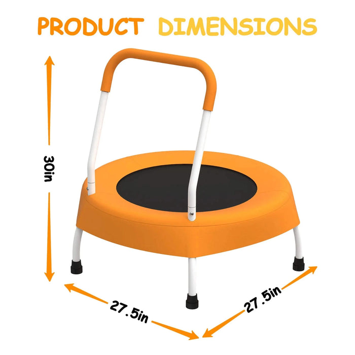 Toddler Trampoline for Kids 1 Year Plus with Handle, Baby Gifts for Boys and Girls, Indoor and Outdoor Default -DTYStore