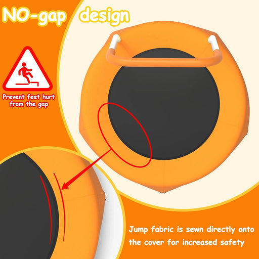 Toddler Trampoline for Kids 1 Year Plus with Handle, Baby Gifts for Boys and Girls, Indoor and Outdoor Default -DTYStore