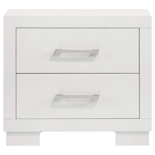 Tokyo White 5-piece Platform Bedroom Set with 2 Nightstands Default -DTYStore