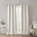 Tonal Printed Faux Silk Total Blackout Curtain Panel Pair(2 Pcs Window Panels) Default -DTYStore