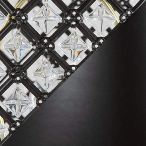 Topaz 27' Contemporary Metal Table Lamp in Oil Rubbed Bronze with Clear K9 Crystal and Metal Shade from Grandview Gallery by LumiSource Default -DTYStore