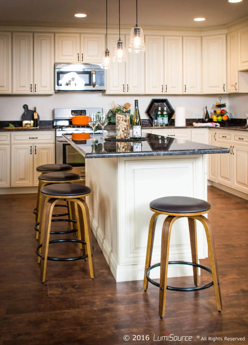 Torus Long Industrial Pendant with Clear Glass by LumiSource Default -DTYStore