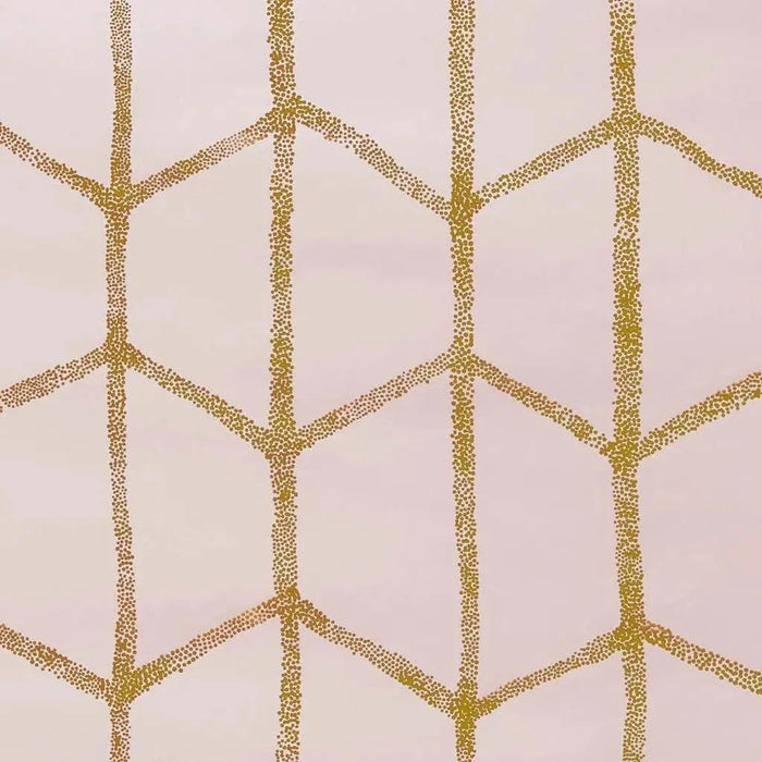 Total Blackout Metallic Print Grommet Top Curtain Panel for Window Treatments-DTYStore