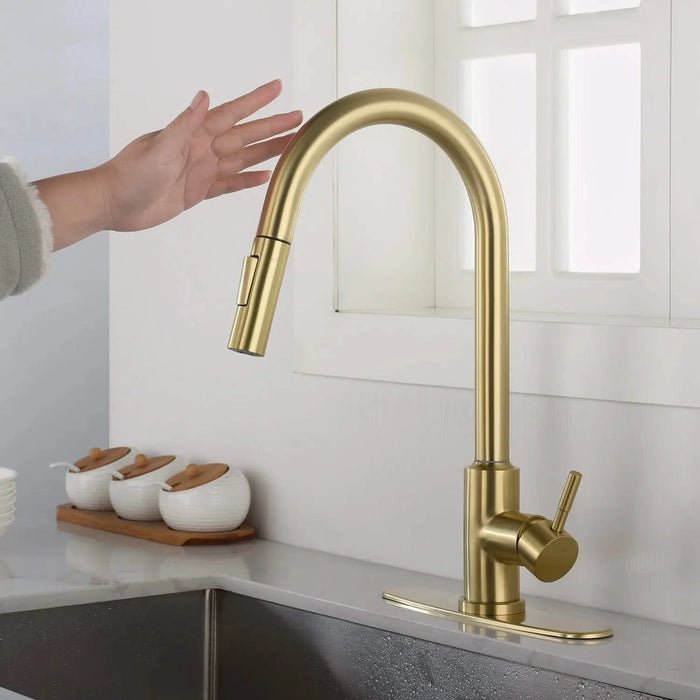 Touch Kitchen Faucet with Pull Down Sprayer Default -DTYStore