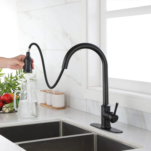 Touch Kitchen Faucet with Pull Down Sprayer Default -DTYStore