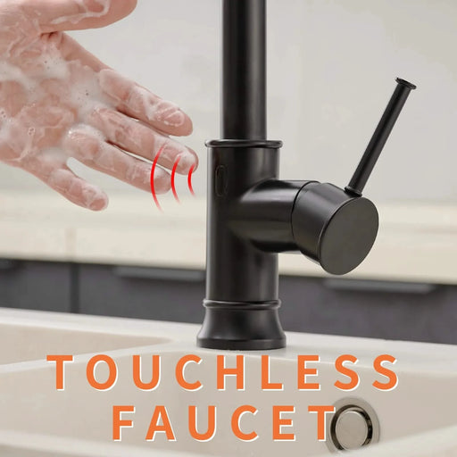 Touchless Kitchen Faucet,Hands Free Automatic Smart Kitchen Faucet Default -DTYStore