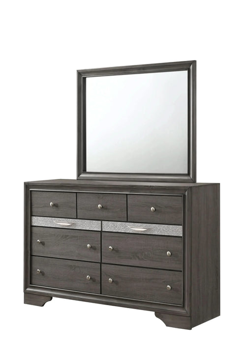 Traditional Style Full 5pc Storage Bedroom Set made with Wood in Gray Bedroom Furniture, Bedroom Sets, Furniture, searchfilter_Furniture| DTY Store