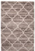Trellis Ivory/Tan/Brown Area Rug 5x8 Default -DTYStore