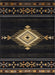 Tribes GC_YLS4001 Black 2 ft. x 3 ft. Southwest Area Rug Default -DTYStore