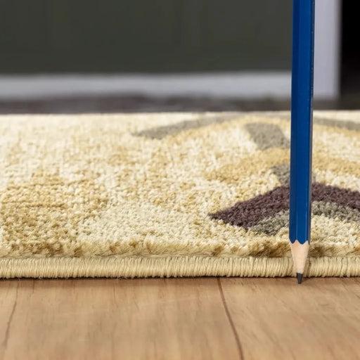 Tribes GC_YLS4003 Cream 2 ft. x 3 ft. Southwest Area Rug Default -DTYStore