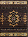 Tribes GC_YLS4005 Brown 7 ft. 10 in. x 10 ft. 3 in. Southwest Area Rug Default -DTYStore