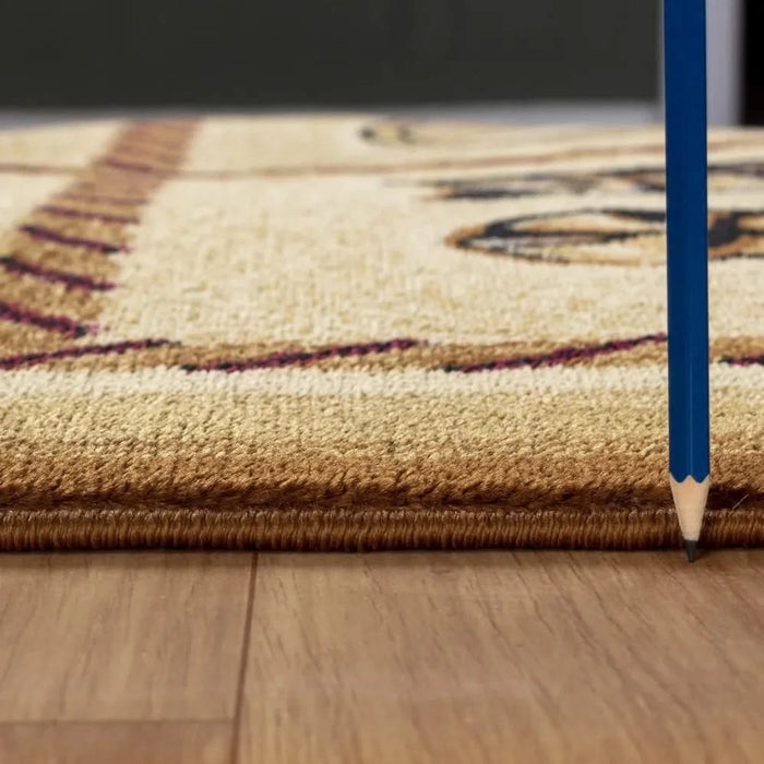 Tribes GC_YLS4010 Beige 7 ft. 10 in. x 10 ft. 3 in. Southwest Area Rug Default -DTYStore