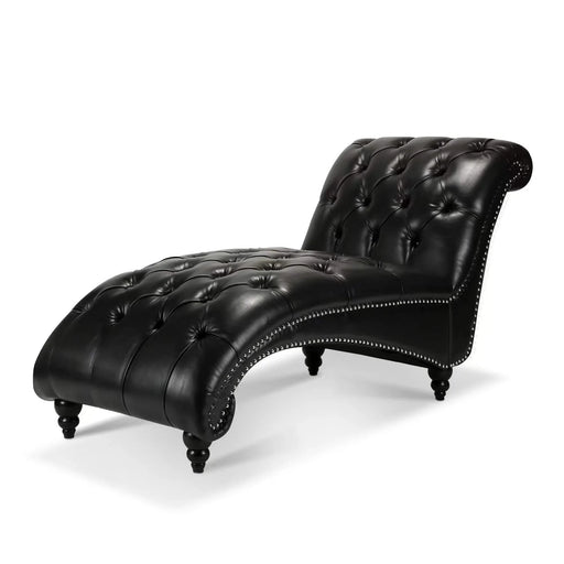 Tufted Armless Chaise Lounge Default -DTYStore