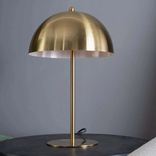 Tundra Table Lamp - Gold Outer, White Inner, Minimalist Dimmable Design for Night Stands and Desks Default -DTYStore