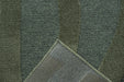 Tweed Berkley Green Polyester High-Low Area Rug Default -DTYStore