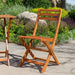 Twin Lakes Eucalyptus Outdoor 3-Piece Café Bistro Set -DTYStore