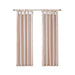 Twist Tab Lined Window Curtain Panel Blush 50x84' Default -DTYStore