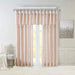 Twist Tab Lined Window Curtain Panel Blush 50x95' Default -DTYStore