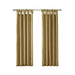 Twist Tab Lined Window Curtain Panel Bronze 50x108' Default -DTYStore