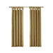 Twist Tab Lined Window Curtain Panel Bronze 50x120' - DTY Store
