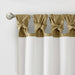 Twist Tab Lined Window Curtain Panel Bronze 50x120' Default -DTYStore