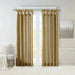 Twist Tab Lined Window Curtain Panel Bronze 50x120' - DTY Store