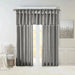 Twist Tab Lined Window Curtain Panel Charcoal 50x108' - DTY Store