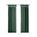 Twist Tab Lined Window Curtain Panel Green 50x84' Default -DTYStore