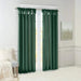 Twist Tab Lined Window Curtain Panel Green 50x84' Default -DTYStore