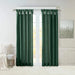 Twist Tab Lined Window Curtain Panel Green 50x84' Default -DTYStore