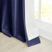Twist Tab Lined Window Curtain Panel Navy 50x120' Default -DTYStore