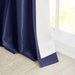 Twist Tab Lined Window Curtain Panel Navy 50x120' - DTY Store
