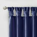 Twist Tab Lined Window Curtain Panel Navy 50x120' Default -DTYStore