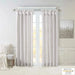 Twist Tab Lined Window Curtain Panel Silver 50x120' Default -DTYStore