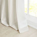 Twist Tab Lined Window Curtain Panel White 50x120'- DTY Store