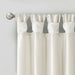 Twist Tab Lined Window Curtain Panel White 50x120' - DTY Store