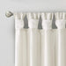 Twist Tab Lined Window Curtain Panel White 50x84' Default -DTYStore