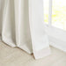 Twist Tab Lined Window Curtain Panel White 50x95' Default -DTYStore
