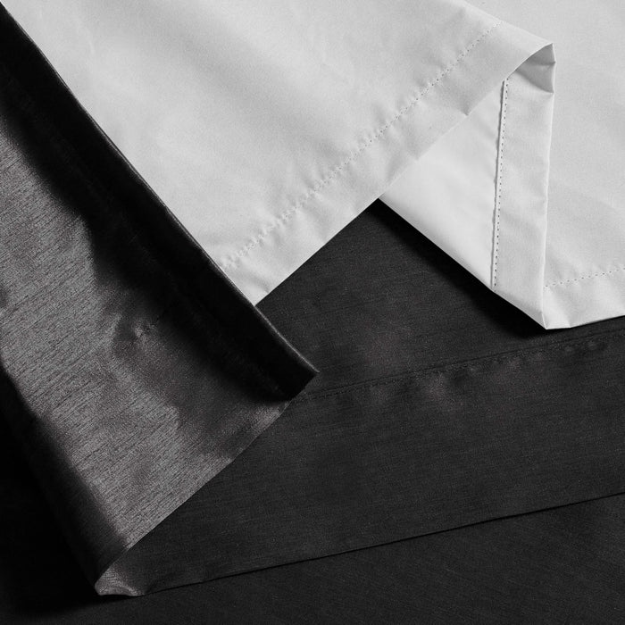 Twist Tab Total Blackout Window Curtain Panel Black 50x95' Blackout Default -DTYStore