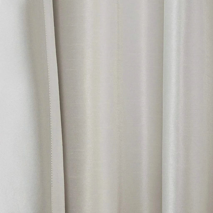Twist Tab Total Blackout Window Curtain Panel White 50x84' Blackout Default -DTYStore