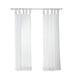 Twist Tab Voile Sheer Window Pair Default -DTYStore