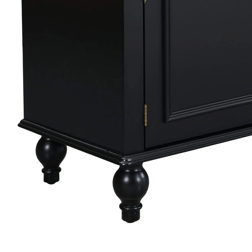 U-Can 70.9'' Modern TV Stand for TVs up to 80 Inches, Entertainment Center with Open Compartment, TV Storage Cabinet with 2 Drawers, 2 Cabinets and 5 Solid Legs for Living room Default -DTYStore